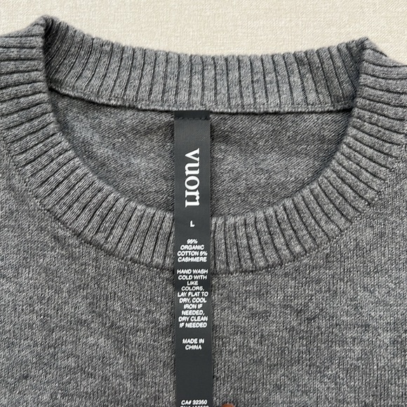 Men’s Vuori Fluent Sweater Grey Size L - Picture 4 of 6